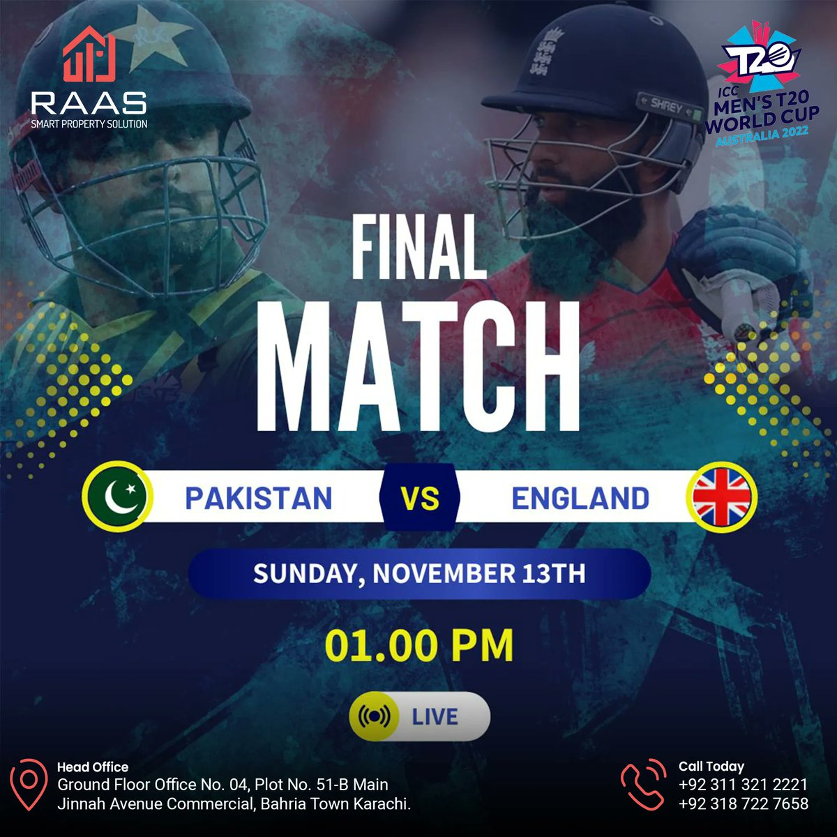 We have, we will! Come on, champs, we believe that this time, you’ll come home with the cup.

#RAAS #Worldcup #PAKvsENG #PakistanCricket #Cricket