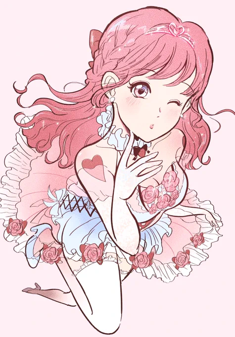 僭越ながら姫様()の活動2周年を記念して、ロゴをつくらせていただきましたありがたき幸せ…姫様のイメージカラー、水色とピンクで麗しく、クラシカルなドレスのようにに仕立てました。専属宮廷画家として、ファンアートも添えて。姫様、おめでとうございます。  