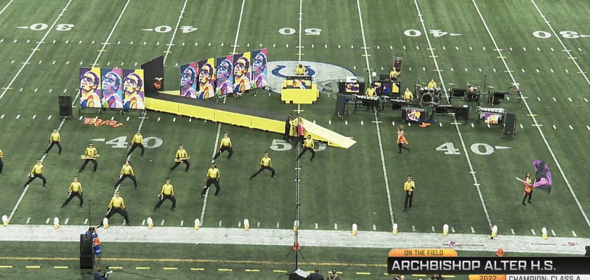 OK, <a href="/BANDSOFAMERICA/">BANDS OF AMERICA</a> fields some great BIG bands but those kids from little Archbishop Alter threw down one of the absolutely best shows of the weekend!!