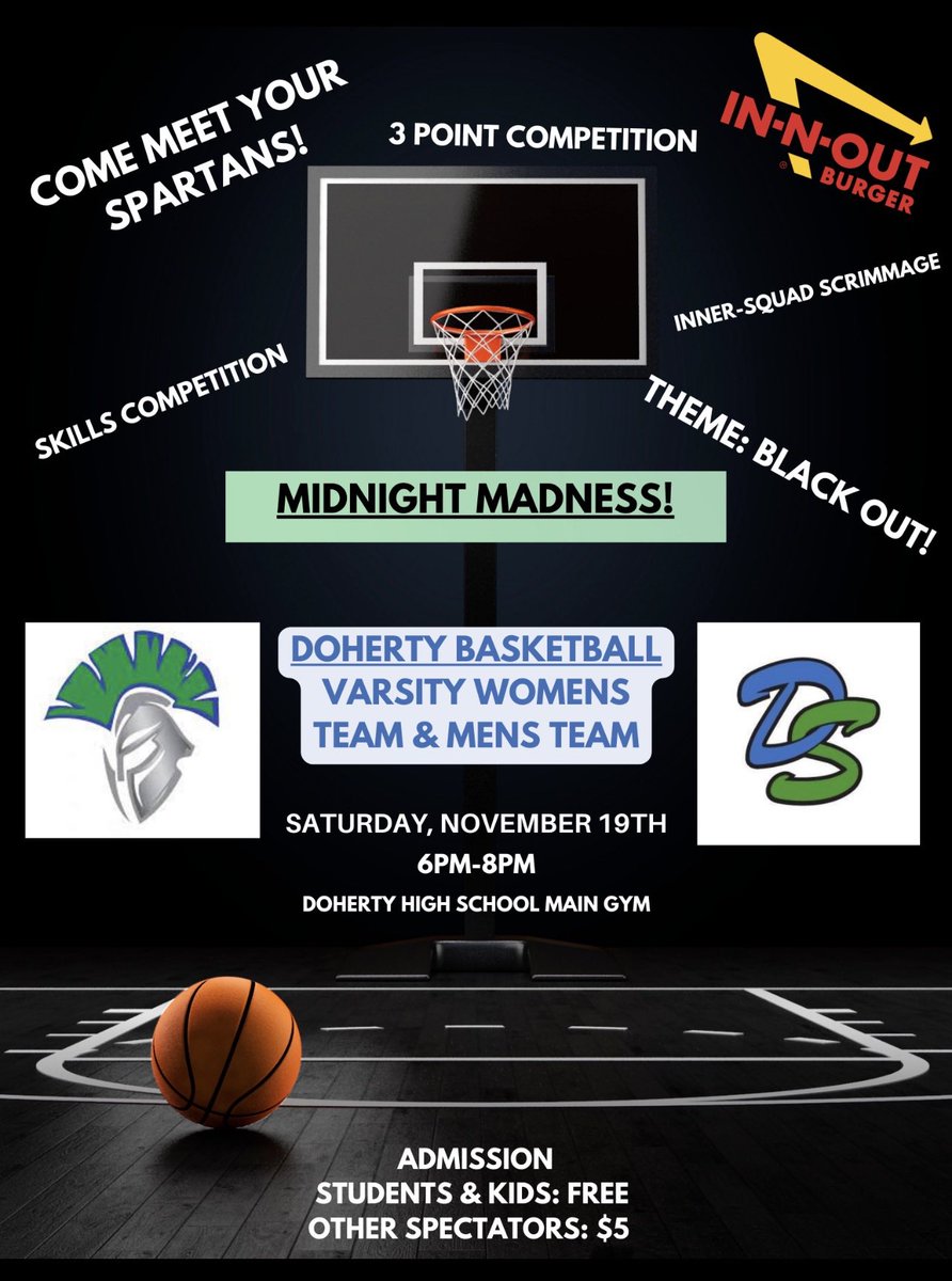 Hoop season is here! Please join us next week to meet our varsity teams. For only a $5 ticket you will be able to get a burger, chips and a drink!To ensure you have a meal! We need you to use the the link below to purchase your In-N-out meal. 

myschoolbucks.com/ver2/prdembd?r…