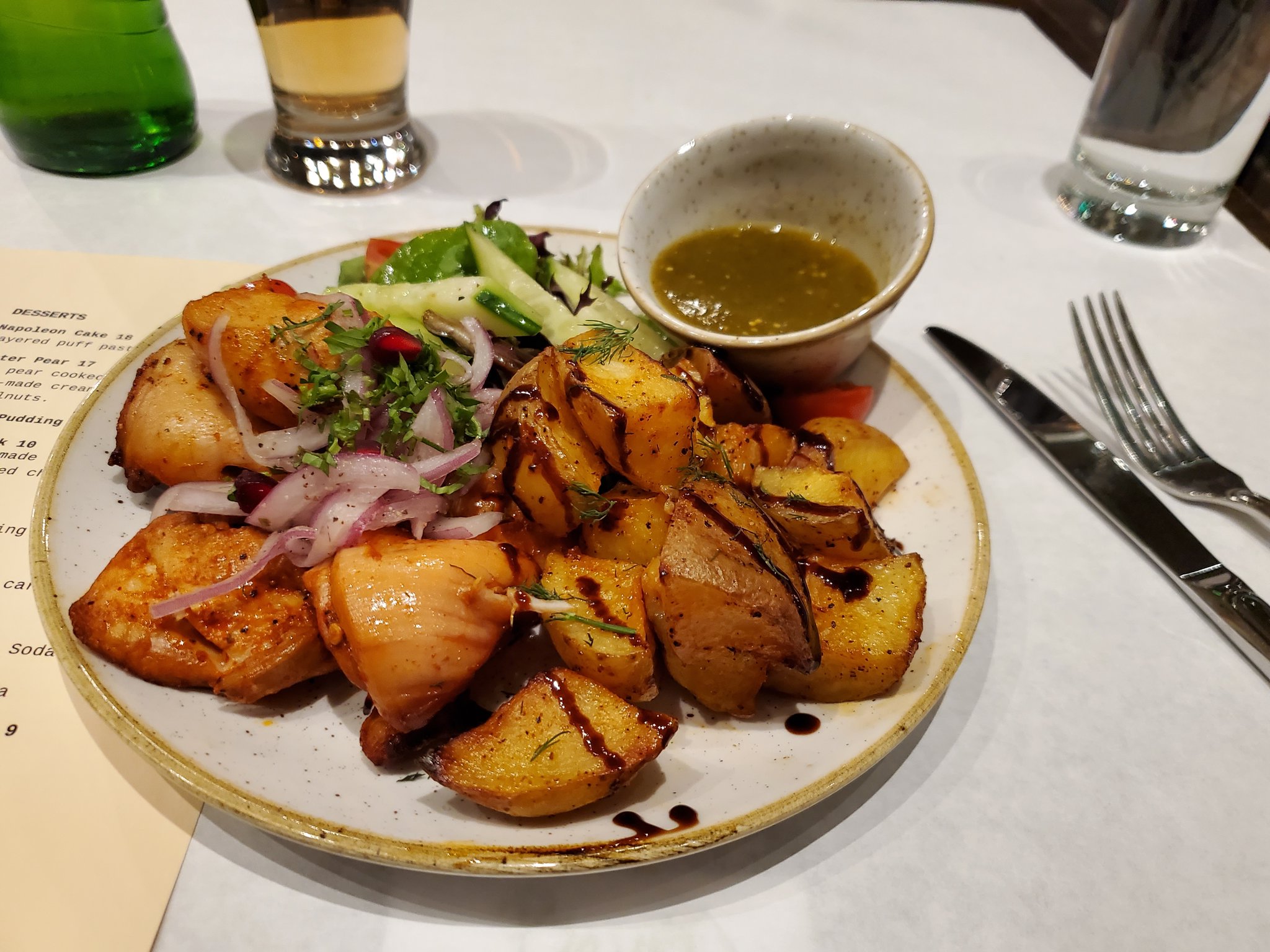 John Ennis on Twitter "The chicken mtsvadi at Bevri is amazing. If you