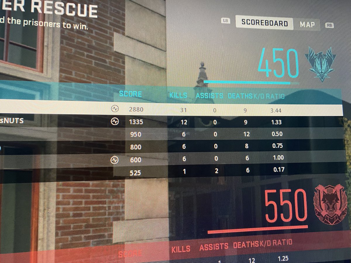 dropped a 31 for a 3+ K/D