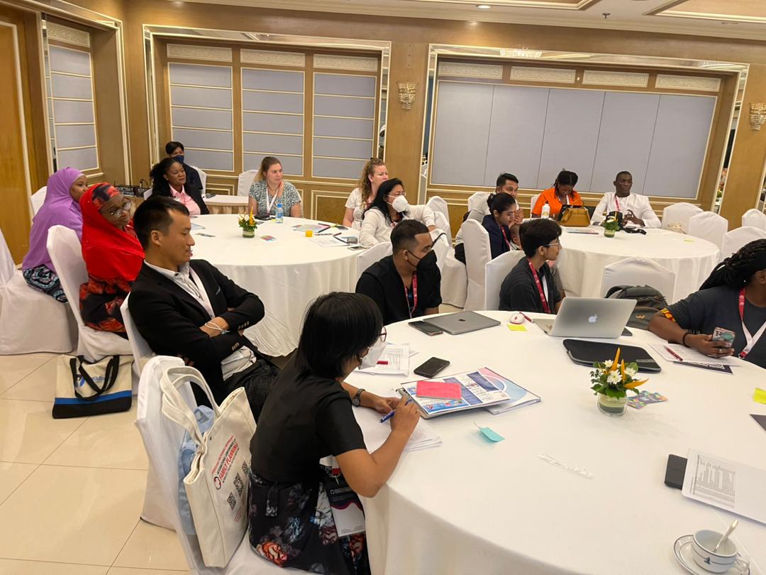 DMPASCNow's tweet photo. @ICFP2022  
 Les pré-conférences avec les jeunes ont débuté hier 12 nov. 
#DAY1 avec @CelestinCompao1 Directeur Régional du @DMPASCNow comme facilitateur à la session sur les compétences en matière de plaidoyer et de responsabilité.
#ICFP2022 #DmpascNow2 #UtilisonsPF https://t.co/4fmIICqqMA