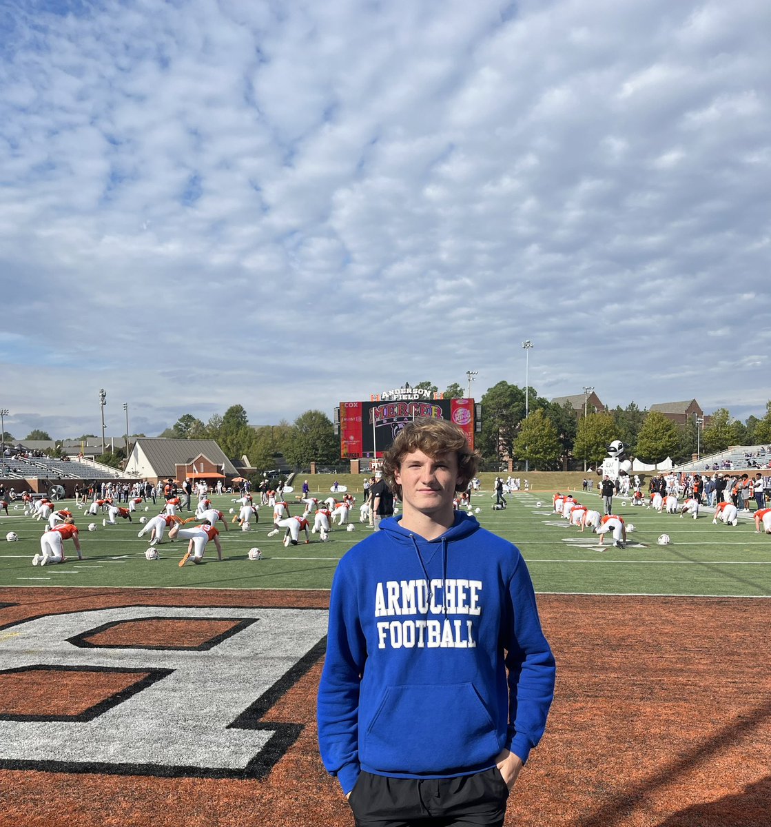 CoonleyJackson's tweet photo. Had a great time visiting at @MercerFootball today! @CoachSEllis @NwGaFootball @jeremyd_green @RecruitGeorgia https://t.co/qMPypIWSX2