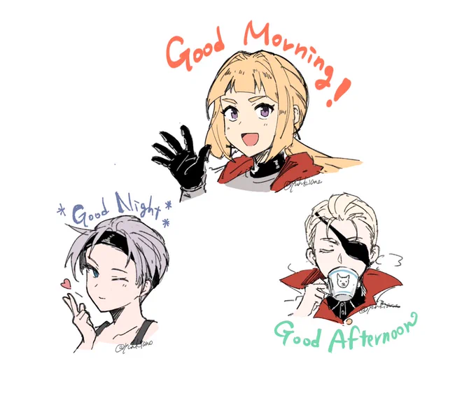 オリジナル騎士スタンプ風らくがき 