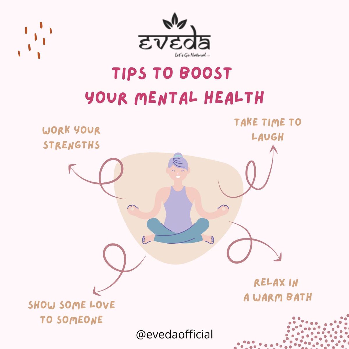 EvedaOfficial's tweet photo. Maintain Your Mental Health With Easy Tips From Eveda

Here are some tips from Eveda to maintain your mental health

1. Work Your Strength

2. Take Time To Laugh

3. Show Some Love To Someone

4. Relax In A Warm Bath

#mentalhealthawareness #mentalhealth #mentalillness #eveda https://t.co/jj0PKI3E8L