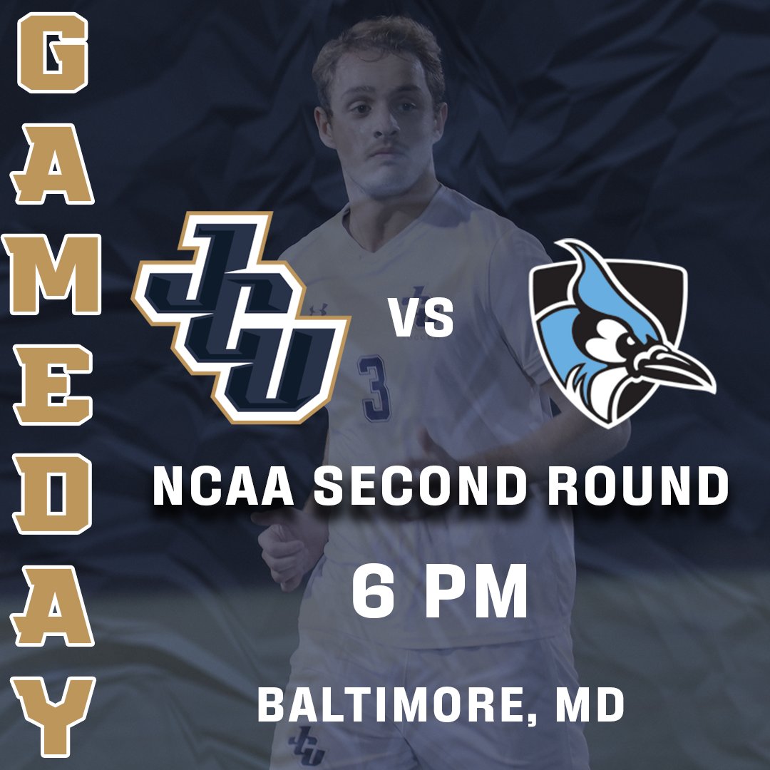 NCAA TOURNAMENT SECOND ROUND!

<a href="/jcumenssoccer/">JCUMensSoccer</a> looks to continue on as Road Dawgs, facing Johns Hopkins at 6 pm ⚽️

🎙️ JCUSports.com/live 
📊 hopkinssports.com/sidearmstats/m…
📺 centennialconference.tv/hopkinssports/
#GoStreaks ⚡️