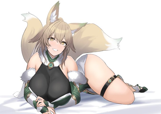 寝そべり翠燐さん🦊

お胸&太腿大盛りに描いて頂きました
翠燐さんは盛ると映える衣装なのでとても良い・・・

※イラストはがねさぎ先生にご依頼しました。ありがとうございました!
※skebコミッションです 無断使用・転載お断り 