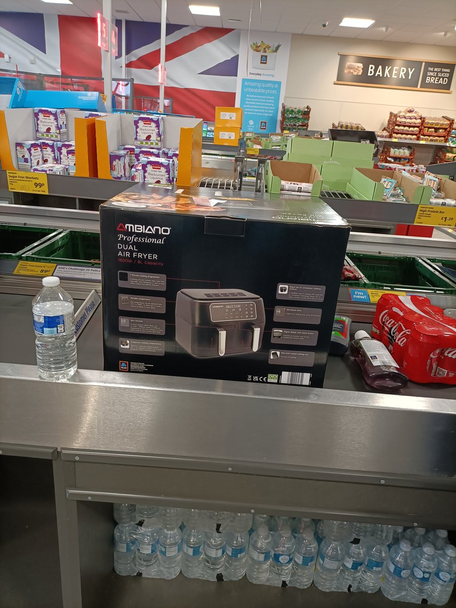 Purchase complete! 😁 #aldi #airfryer #aldiairfryer