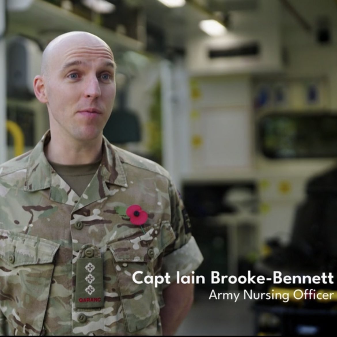 McNultyAckroyd's tweet photo. Last night at the #FestivalOfRemembrance @IG_Bennett represented both the @ArmyMedServices &amp; @stjohnambulance, highlighting the links between the military &amp; SJA

Thank you to all those who are representing St John Ambulance at services around the UK today

#RemembranceSunday https://t.co/UMthhlEwJF