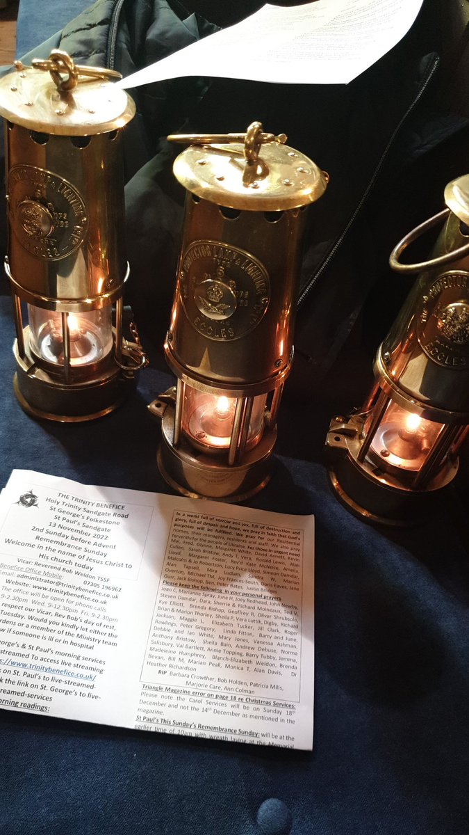 Tommy, Jack and Roger getting ready this morning #RemembranceDay in Sandgate <a href="/sandgatekent/">Sandgate Kent</a>