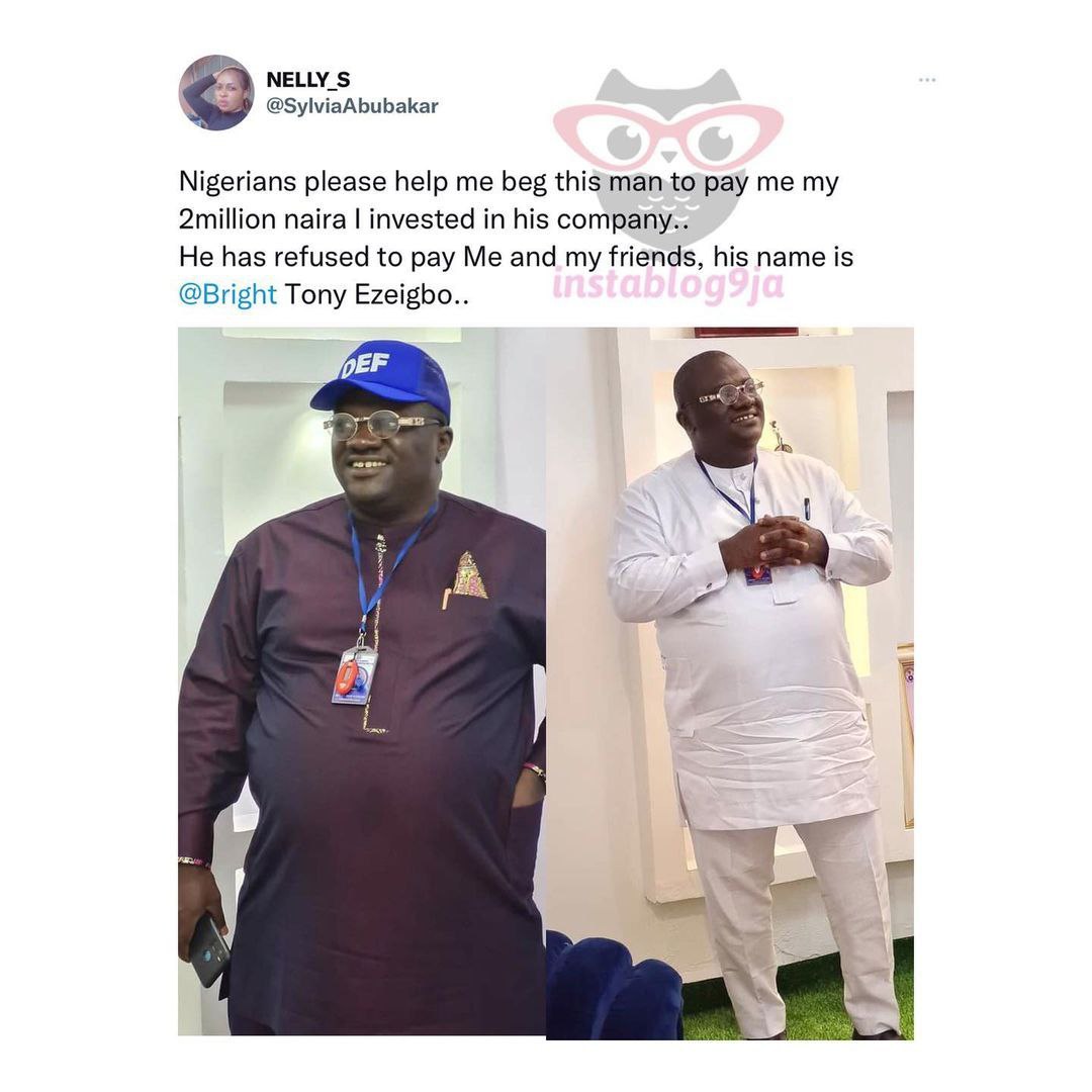 Fci_impact's tweet photo. "Motivational speaker and ponzi scheme operator, Bright Ezeigbo arrested after absconding with investors' monies worth millions of Naira."
~ InstaBlog9ja

Me: las las, Grant handlers wey no do d disbursement wey dem promise go end up like this Ezeigbo guy.
#DisburseNowOrGoToJail https://t.co/X3gnVkdkSc