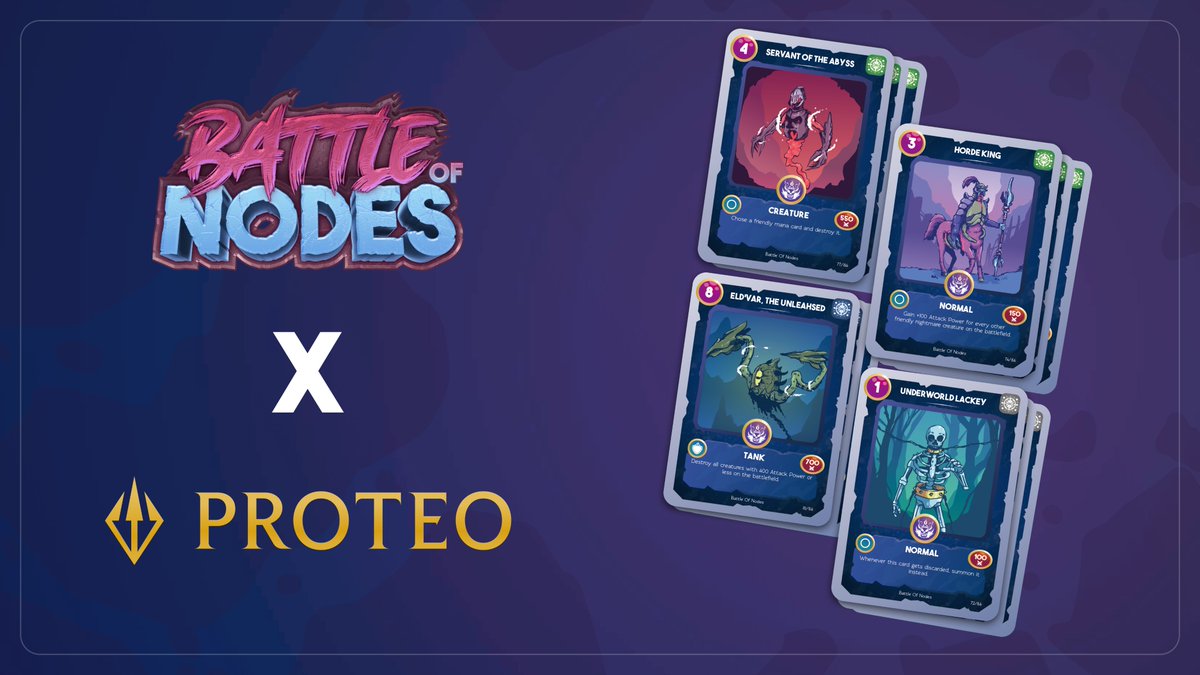 Duelists grab your cards! ⚔️

<a href="/ProteoDefi/">Proteo DeFi 🔱</a>'s #HYPERNFT campaign is still ongoing &amp; the first 1000 users to participate will receive guaranteed rewards 🏆

Put your cards &amp; NFTs to good use and participate in a cross-community event 🤝

Info here ⬇️
docs.proteodefi.com/guides/hypernf…