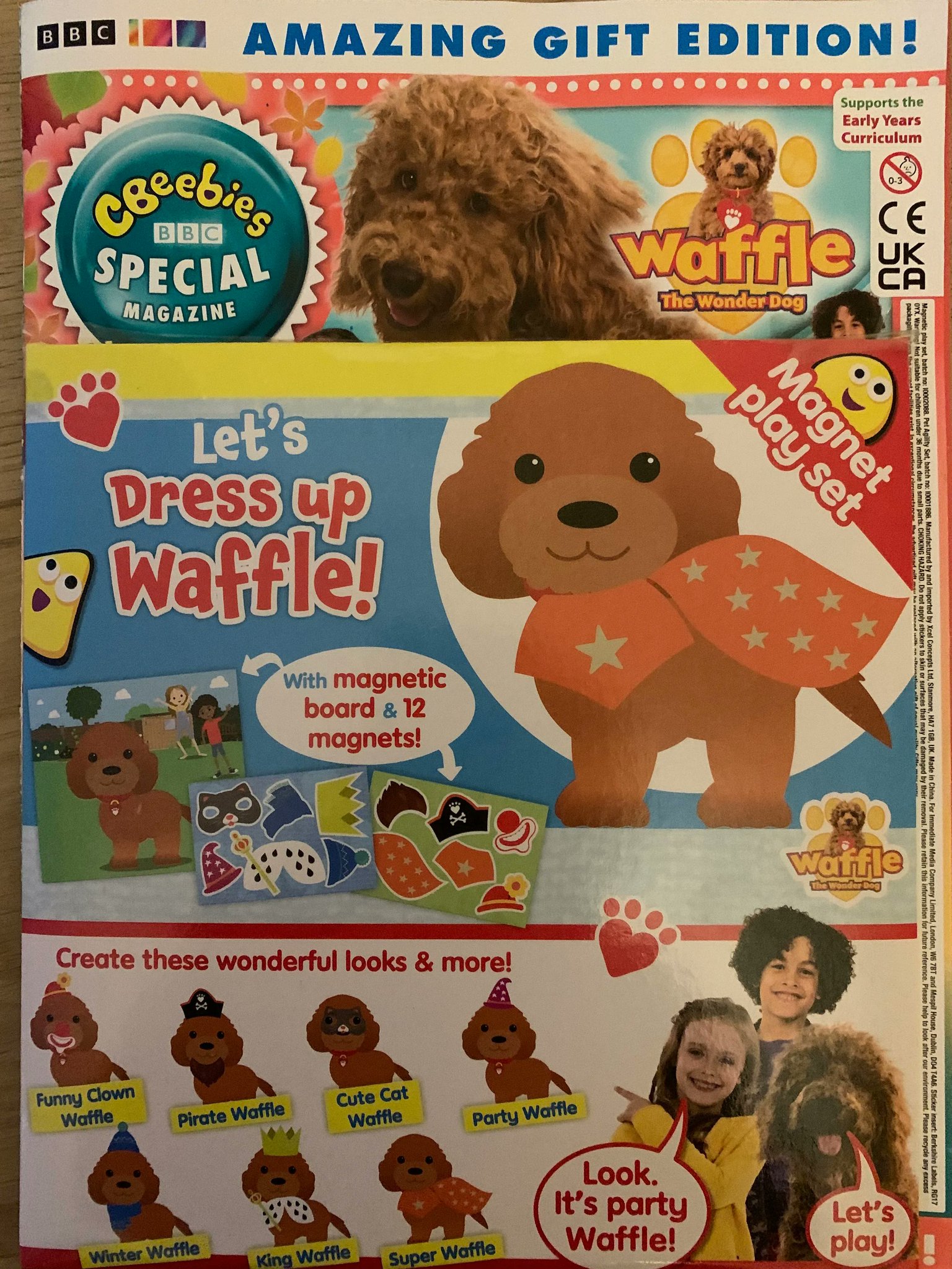 Waffle the Wonder Dog TV Show on X Brand new Waffle the Wonder Dog CBeebies Special Magazine out now This special magazine includes a Let s Dress up Waffle magnet play set wonder