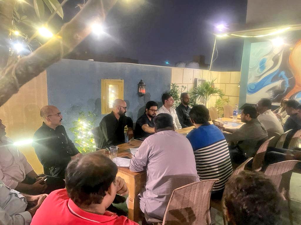 TheEngineersPAK's tweet photo. On 11th November 2022, The Engineers Pakistan had a meeting with the Engineers of different organizations to speed up the voting process of IEP Elections 2023-2025 at Studio 7teas Karachi. Next meeting will be held on 18th November 2022 at same venue.

#TEP #IEP #Elections2022 https://t.co/WWjJ1lGc5C