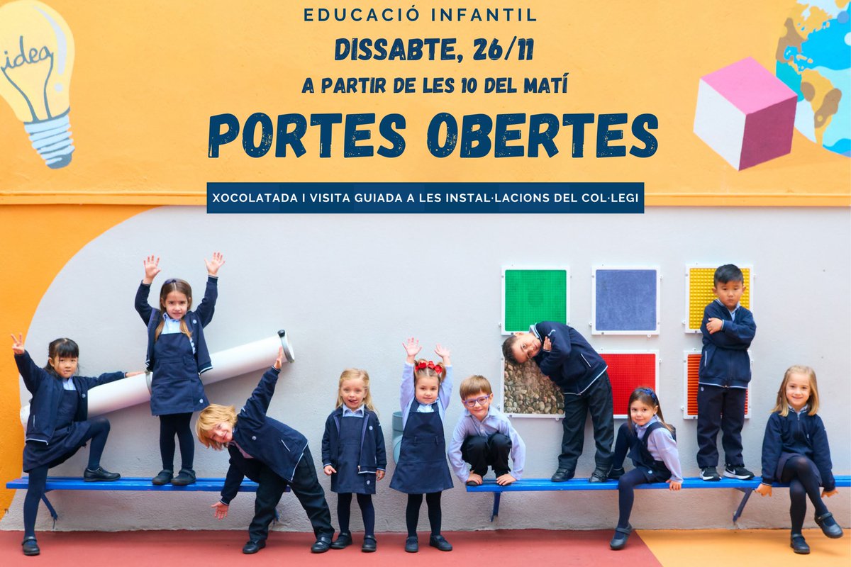 cbadalones's tweet photo. A #Educacióinfantil, fem visites i entrevistes personalitzades cada dia. Però si preferiu venir-nos a veure amb altres famílies, apunteu-vos a les portes obertes que estem preparant per al dissabte 26!
+INFO 👇🏼https://t.co/tyl95iwPqj
#Badalona #portesobertes #femescola #desde1895 https://t.co/pXggI50azc
