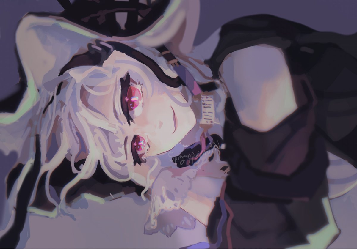 spicyapplejamAN's tweet photo. 異格スペクター
🦈🌊✝️🌹💙
#アークナイツ
#arknights
#明日方舟 https://t.co/NjkYkZxFJa