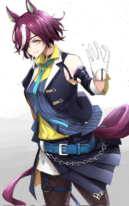 ウオッカ(ウマ娘) 「アニメのウオッカちゃんを模写しました。なぜなら