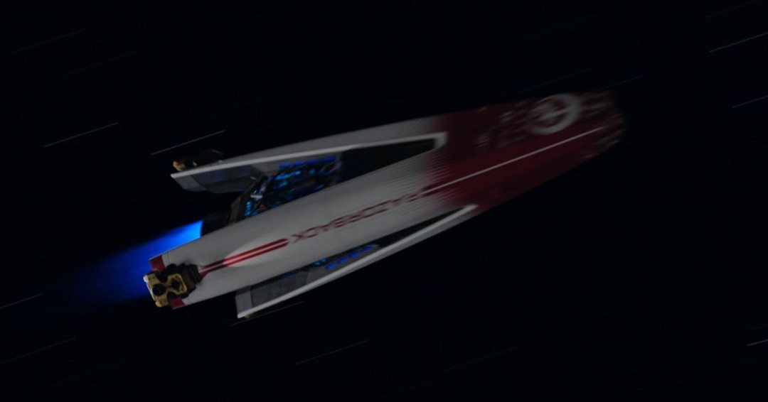 TheSpaceshipper's tweet photo. The Expanse (2015-2022): The Razorback
Showrunner Naren Shankar: "The best way to think about the Razorback is as a Formula-1 racer for space. Everything about it says 'speed'."
#screamingfirehawk #theexpanse #scifi #spaceship https://t.co/739c15WDIu