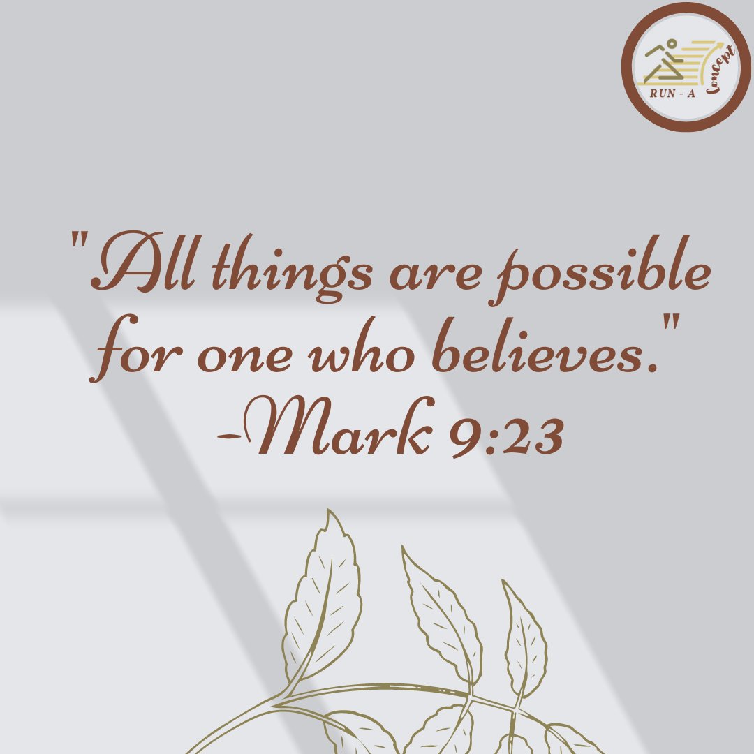 runaconcept's tweet photo. How To Keep The Faith In Tough Times?

"All things are possible for one who believes." -Mark 9:23

#sunday
#faith
#itsallaboutfaith https://t.co/9Y8m9oXpeZ