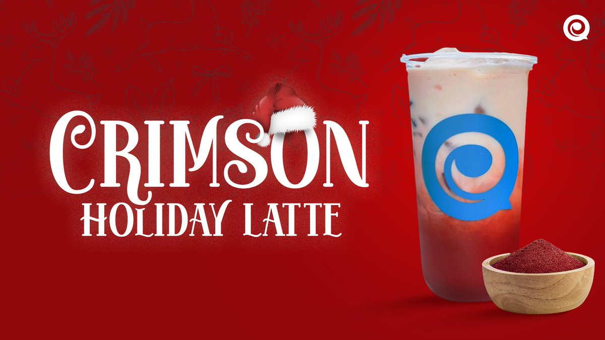 papiteaph's tweet photo. It's beginning to look a lot like Christmas!🎄🎅🏻🎁
Get to try our newest flavor tis' season!
🆕 Crimson Holiday Latte
Creamy, flavorful with a kick of coffee para sa mga nanlalamig this Christmas season!
#PapiteaAtGF #SunsetFair #GreenfieldDistrict https://t.co/05jPHSMUqV