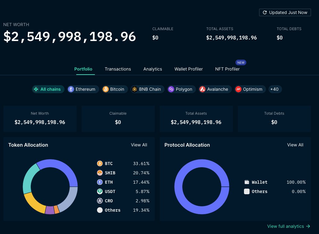 Cryptocom is the only exchange, where you can track user funds in real time now. Competitors can #FUD, but #facts always win! (source: bit.ly/3O0FwVm)