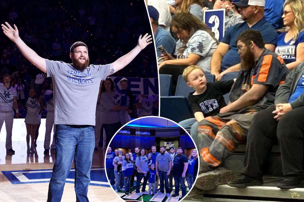 Kentucky basketball hosts coal miner, family who went viral trib.al/zy4O9c2