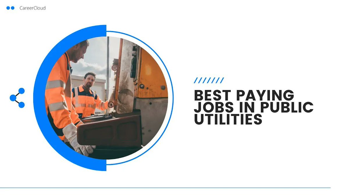 careercloud_'s tweet photo. The best-paying jobs in public utilities pay over $120,000 per year, on average.  These careers extend to a variety of professions and are a viable option for workers at any level in their careers.  #bestpayingjobs #publicutilities https://t.co/DzuHRmvltT https://t.co/d0BNhTN4gA