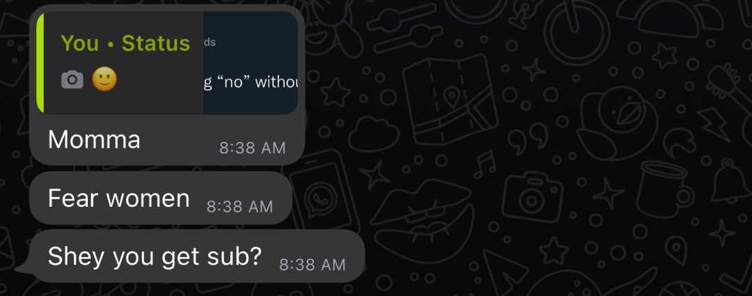 Adebanjodavid10's tweet image. Another episode of

FEAR WOMEN.