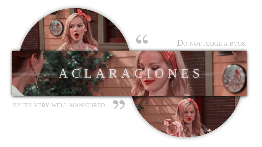 ︎        
             ❪ ♬ ❫  Mɪs 𝗮𝗰𝗹𝗮𝗿𝗮𝗰𝗶𝗼𝗻𝗲𝘀.
︎         ︎︎