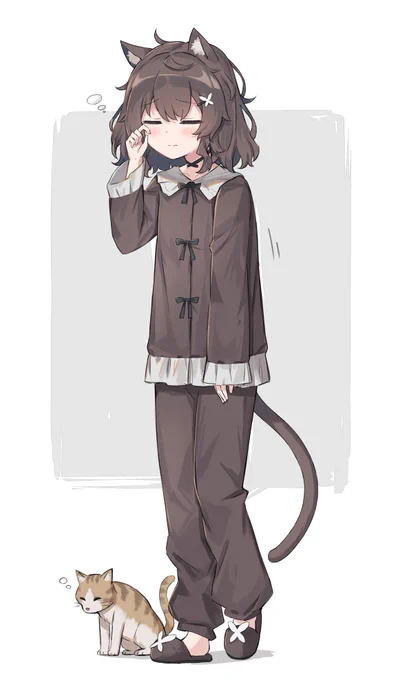 寝起きフィオちゃん 
