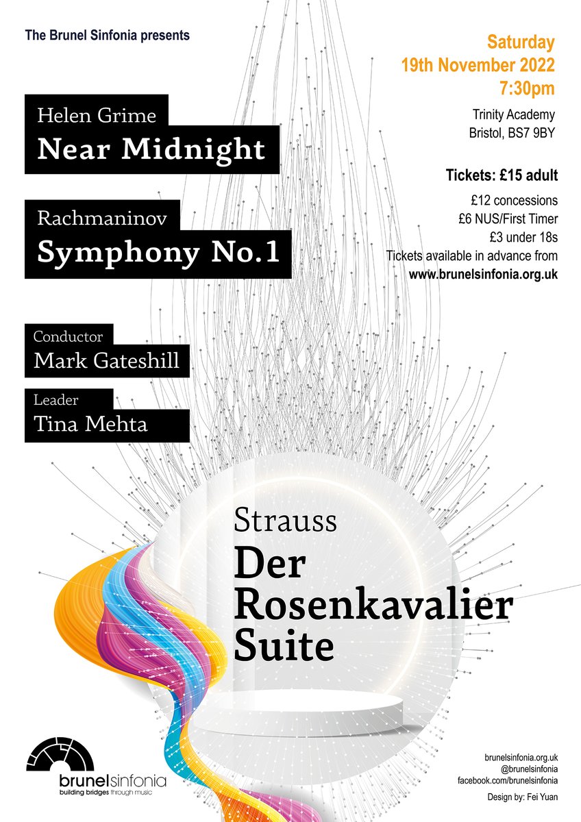 brunelsinfonia's tweet image. One week to go until our #autumn concerts!  Beautiful programme of #rachmaninov and #strauss in the evening and an afternoon #family concert.  Tickets for evening from brunelsinfonia.org.uk/purchase-ticket.  Family concert tickets on the door only