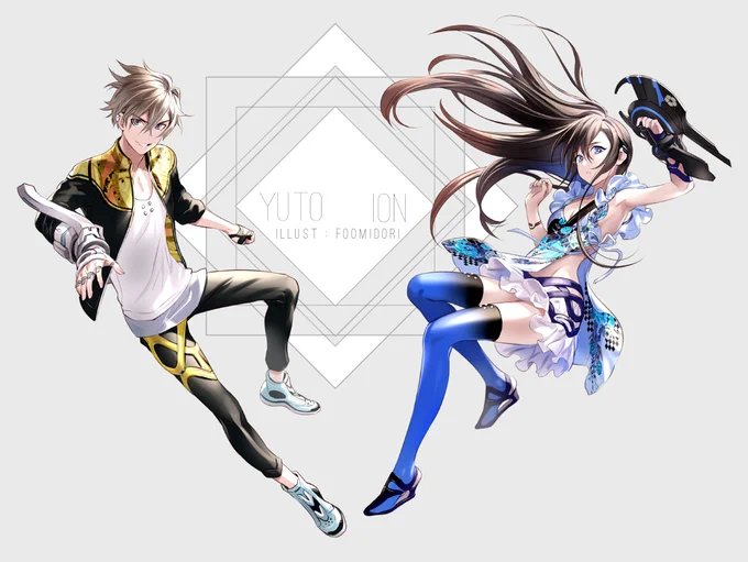 近未来のお洋服を考えたらくがき 
