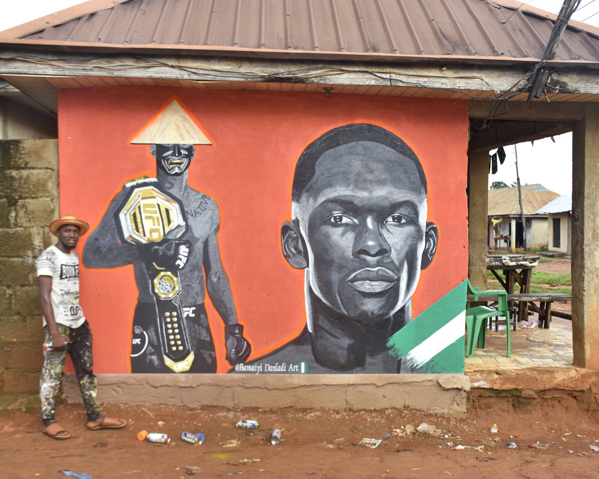 BamaiyiDanladi's tweet photo. I’m asking for 3 seconds of your time today to help Retweet my Painting Of Israel Adesanya. 🥺🇳🇬🙏
 Izzy👊 Stylebender💪 #UFC281 #Ufc281live #AndStill

How It Started           How It Ended https://t.co/jPU0hyiLjn