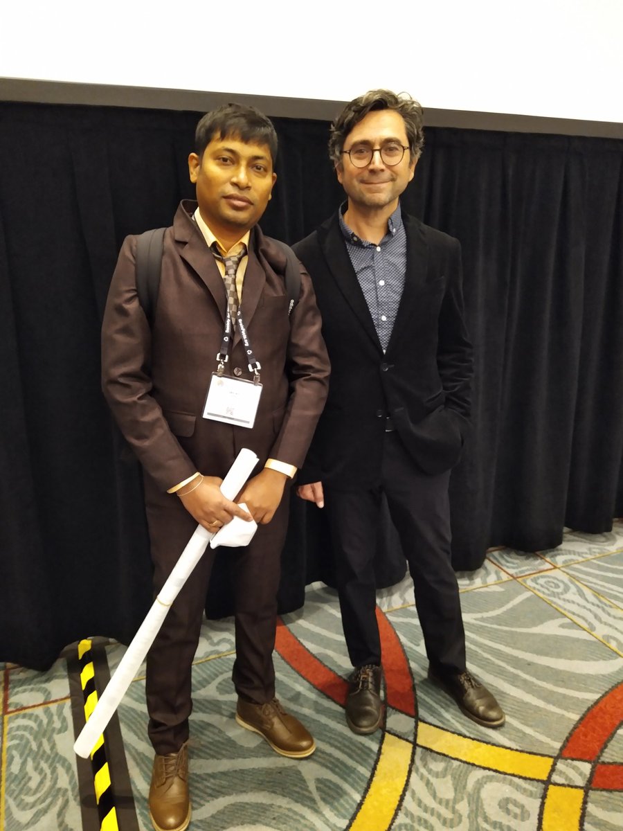 sanjo234's tweet photo. Lucky moment at SfN2022. It's a great honour to meet with Nobel laureate Prof. Ardem Patapoutian. https://t.co/IofVpANSgA