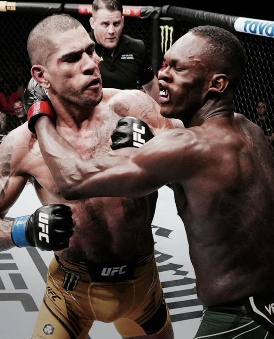 Kengan_'s tweet photo. Alex Perreira is the official biggest hater of all time, knocked out Izzy in kickboxing then chased him down in a different sport and finished him in that too https://t.co/atdwwmomCw