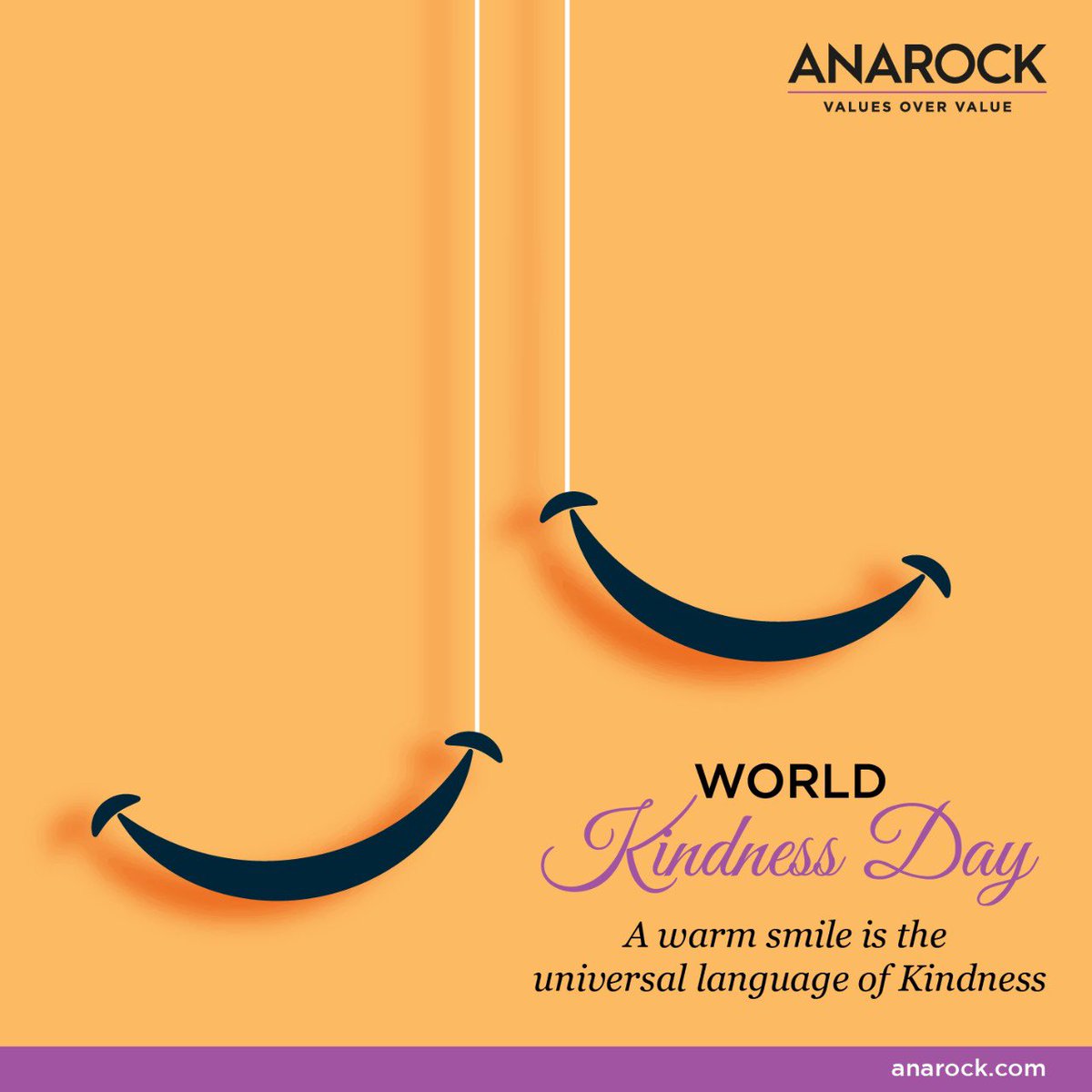 ANAROCK's tweet photo. Spread Love. Smile Always. World Kindness Day. #KindnessMatters
#humanity #kindness #behaviour #worldkindnessday #13thnovember #smile #specialday #valuesovervalue #kindfest #bekind #kind #loveall #loveaboveall #anarock https://t.co/0uvjnjS3p3