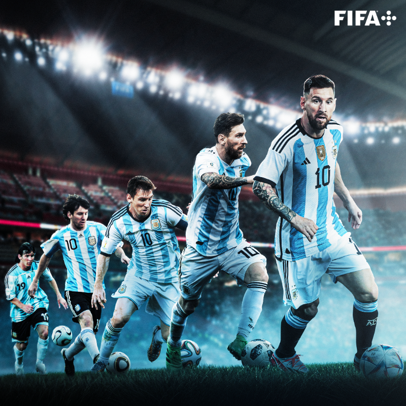 fifaworldcup_es's tweet photo. Una nueva Copa Mundial para Leo Messi 🔟
Una nueva oportunidad con @Argentina 🇦🇷

La ilusión 𝐈𝐍𝐓𝐀𝐂𝐓𝐀 🤩