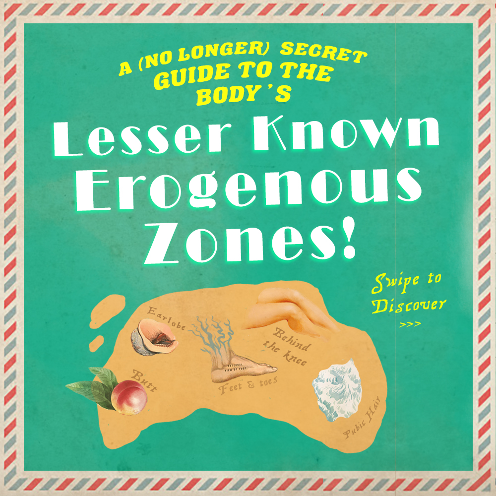 In #SundaySexEd today, a little hatke from the popular pleasure spots on the body, here are some lesser known ones!

#ErogenousZones #ThatsErotic #TheMoreYouKnow #SexySundays #SexEd