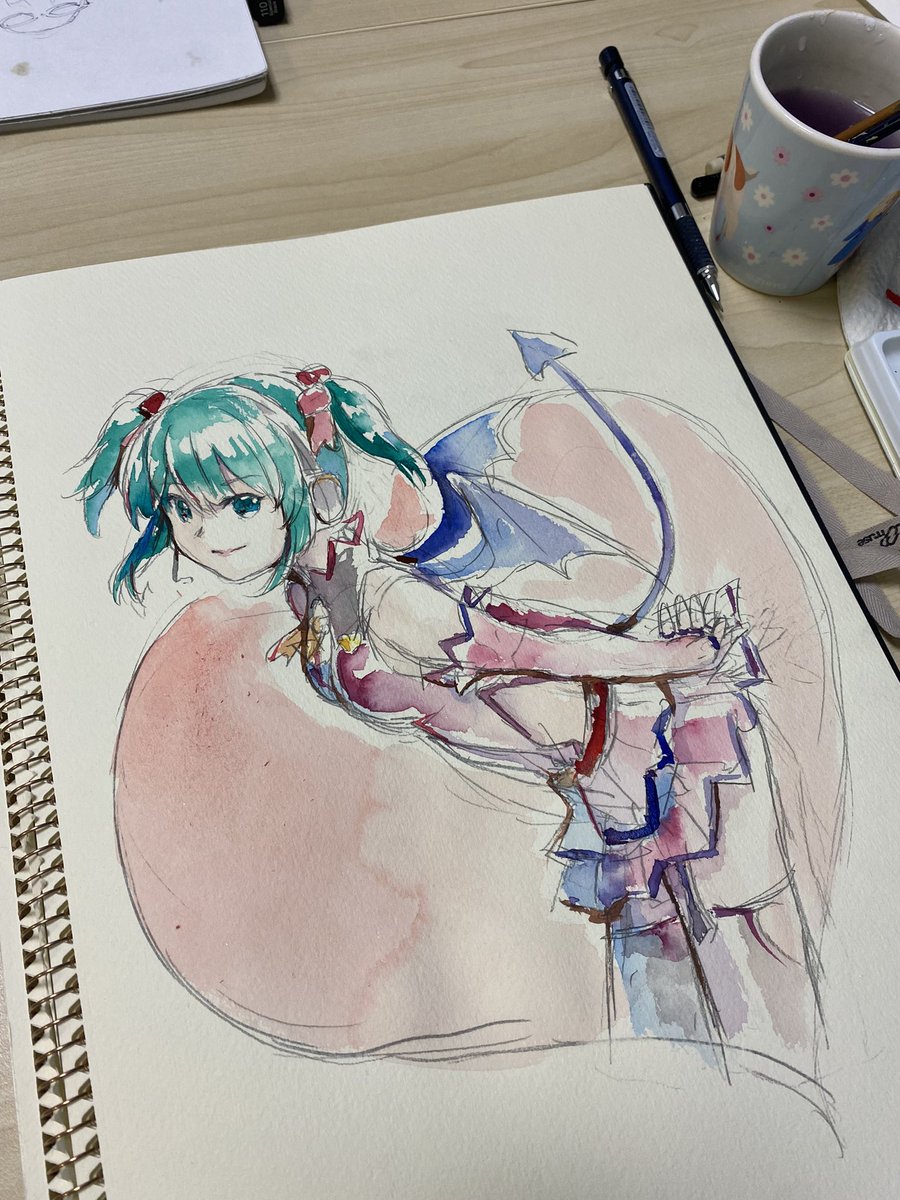「【リクエストイラスト2枚目】ハートハンターちゃんを描いてみました¶(⁄•˅̮•∖」|MayoRiyo まよりよのイラスト