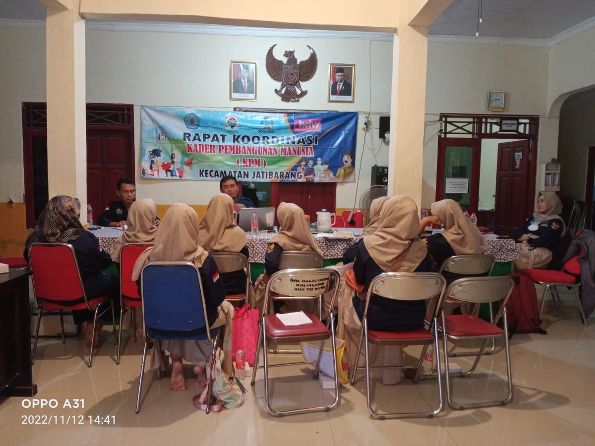 Agus2Prihanto's tweet image. Rapat Koordinasi
Kader Pembangunan Manusia
( K P M )
Kec. Jatibarang 
Sabtu, 12/11/22

#TPPJatibarangBrebes
#PencegahanStunting
#KPM

@halimiskandarnu
@kemendespdtt
@bpsdmkemendesa
@taufikmadjid71
@yusradaridesa
@tppkemendes
@TPPJateng
@EvyNurmilasari
@AhmadMunsip
@beta_nurcholis