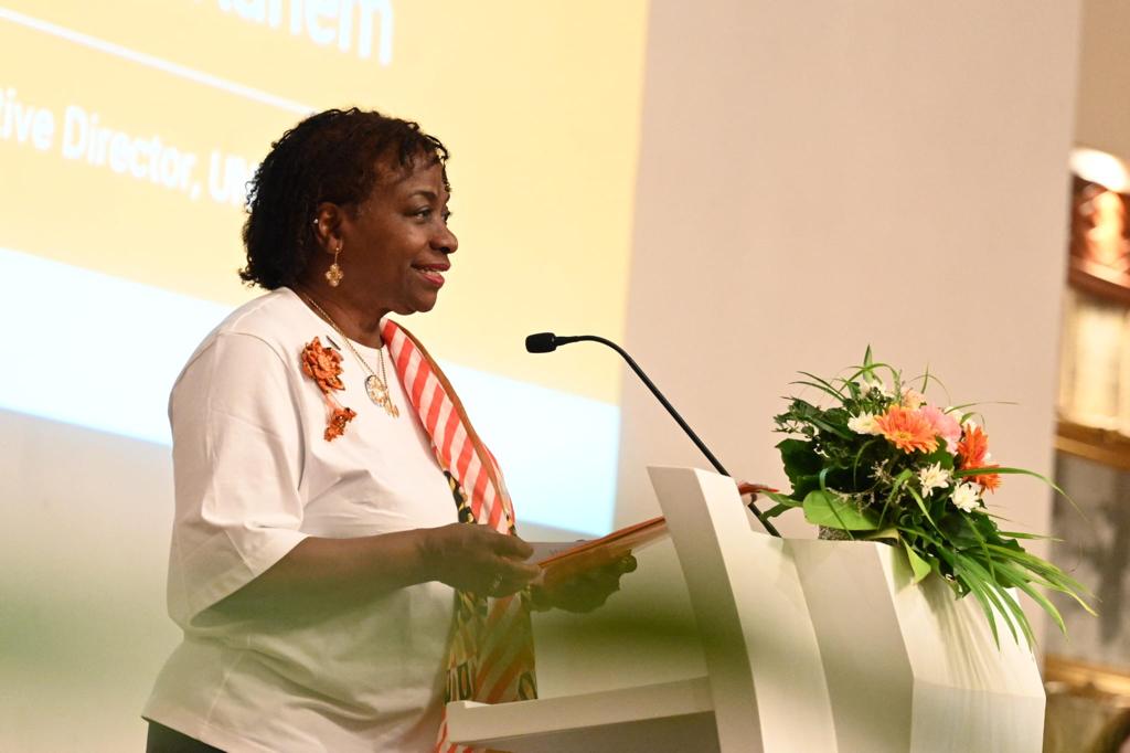 UNFPA_Supplies's tweet photo. .@UNFPA Exec Dir @Atayeshe: "... where we prioritize long-term, predictable funding and financing for SRHR, even amid ongoing turmoil and uncertainty, we prioritize what women say they want. This can be done if our partnership stays strong." #familyplanning #ICFP2022 https://t.co/OZ7mQmgmfy