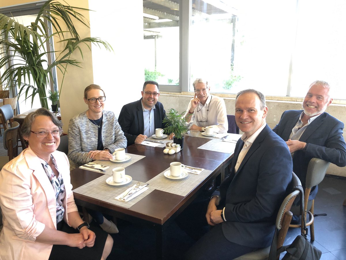 ProfBlumenstein's tweet photo. Day 1 in @TelAviv on the @uniaus delegation to visit Universities across Israel. Our delegation is excited with the itinerary and looking forward to some collaborative outcomes! @UTSEngage @UTSFEIT @UNSW @Sydney_Uni @ProfBenEggleton @Griffith_Uni @FedUniAustralia https://t.co/3aObtCxB4h