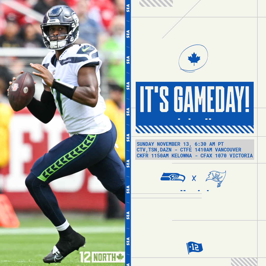 IT’S GAMEDAY! 🙌🏈🇩🇪

The #Seahawks battle the #Buccaneers in the first #NFL regular season game ever played in Germany. Kick off at Allianz Arena is 6:30 am PT!

Rise and shine <a href="/12s/">12s</a>!! #12North #GoHawks