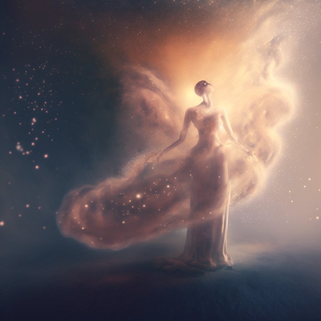 pixeldustpixies's tweet photo. Soul Transmutation for today’s #aiartdailytheme. 💖
#digitalart #digitalartwork #midjourney #midjourneyart #midjourneyartwork #aiart #aiartwork #aiartcommunity #soul #transmutation #soulwork #shadowwork #shadowworker #personalalchemy https://t.co/6fOB7WZuEh