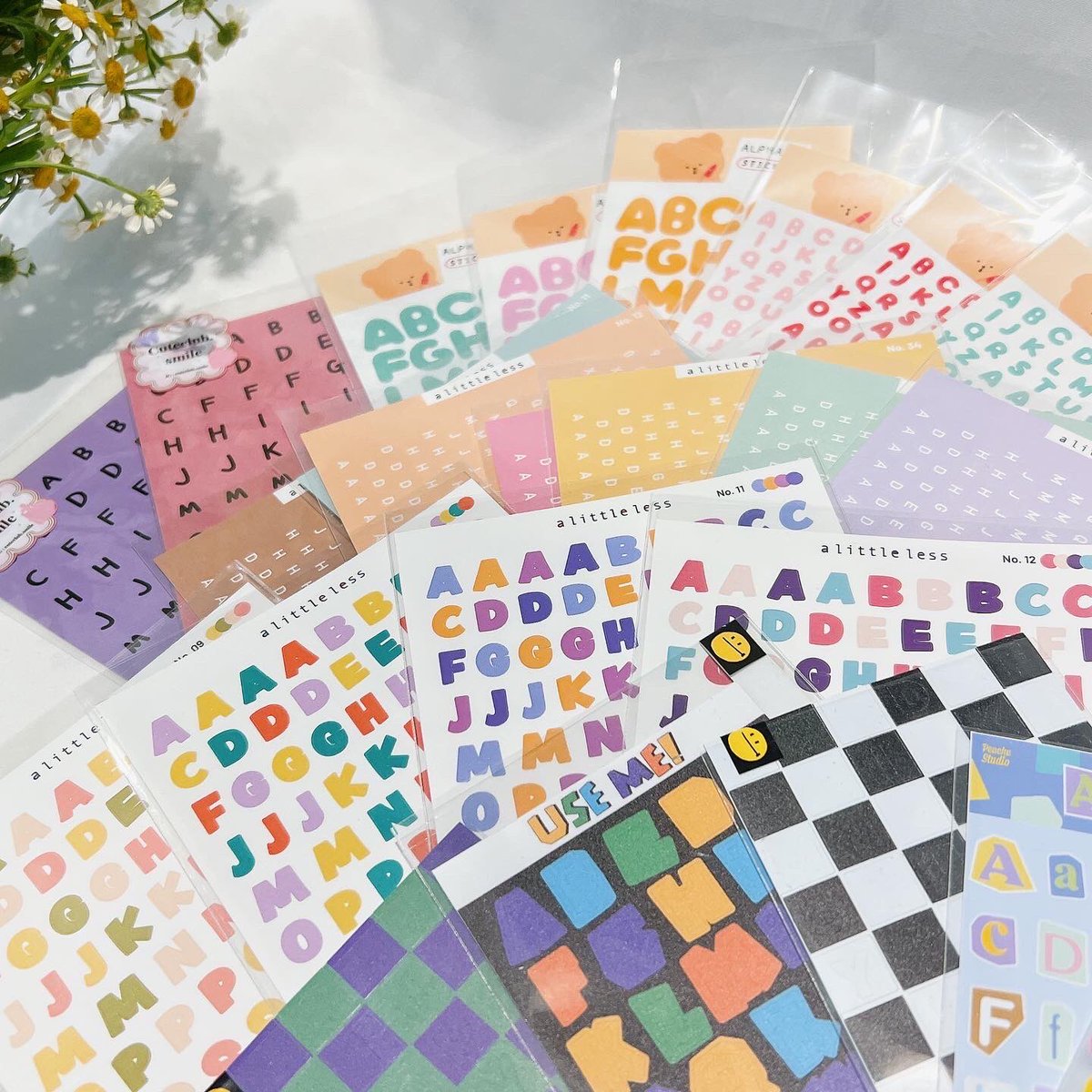cubebroccoli's tweet photo. All New!! Alphabets Stk.

📌หน้าร้านอยู่ที่ เซ็นทรัลโคราช ชั้น 1 อยู่ฝั่งยูนิโคล่ ติดร้านเสื้อผ้าsummers 
#โคราช #sticker #alphabet #สินค้าฝากขาย https://t.co/Xso8obr9ys