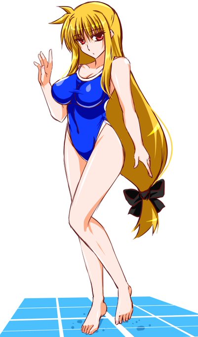 フェイトさんの競泳水着～ 