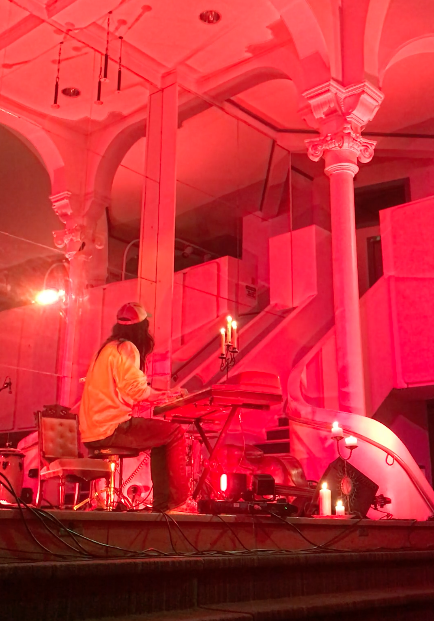 echrepairs's tweet photo. Fellas, I played a gig tonight. It wasn't nearly as fancy as it looks from this photo (I am the hoser at the electric piano). If they manage to pay me anything I will donate it all to Ukraine aid.
#PlayForUkraine #EveryGoodBonkDentsFascism https://t.co/PAAtizATUs
