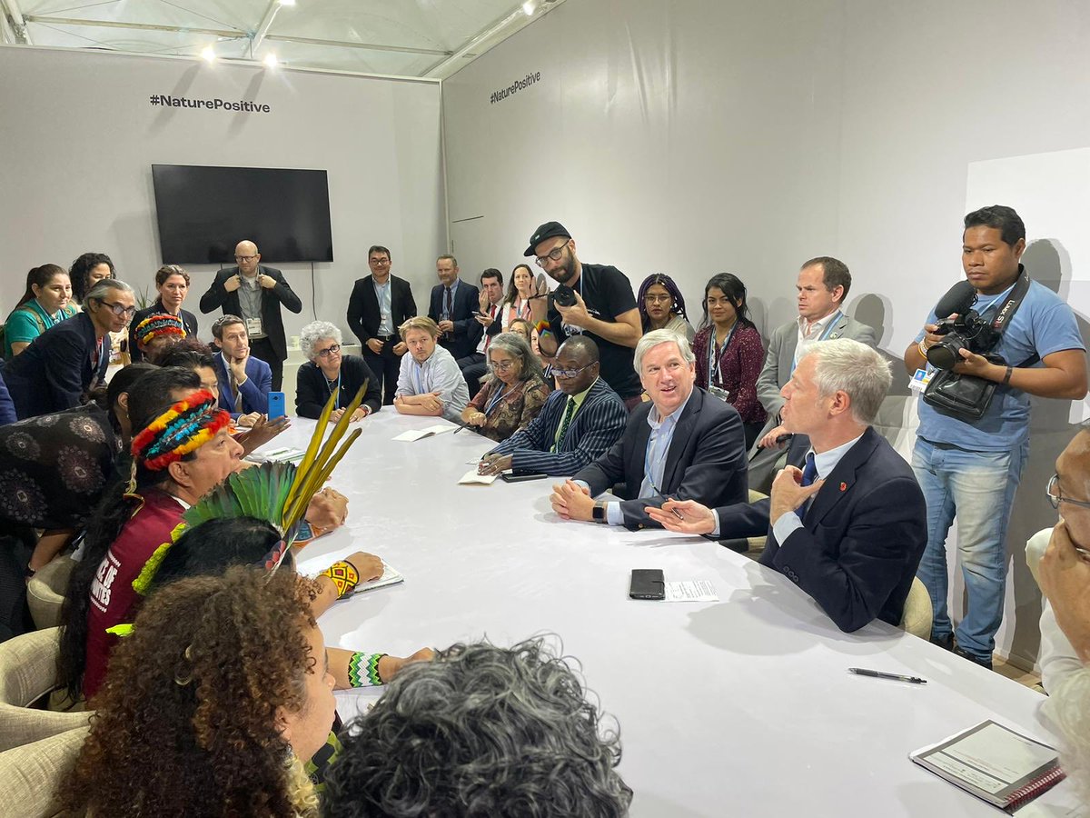 ZacGoldsmith's tweet photo. An uplifting and wonderful event organised by ⁦@globalalliancet⁩ ⁦@AniDasguptaWRI⁩ &amp; ⁦@BezosEarthFund⁩   

There’s no solution to climate change without nature. And there’s no chance for nature without Indigenous people. https://t.co/6rilmRNTgR