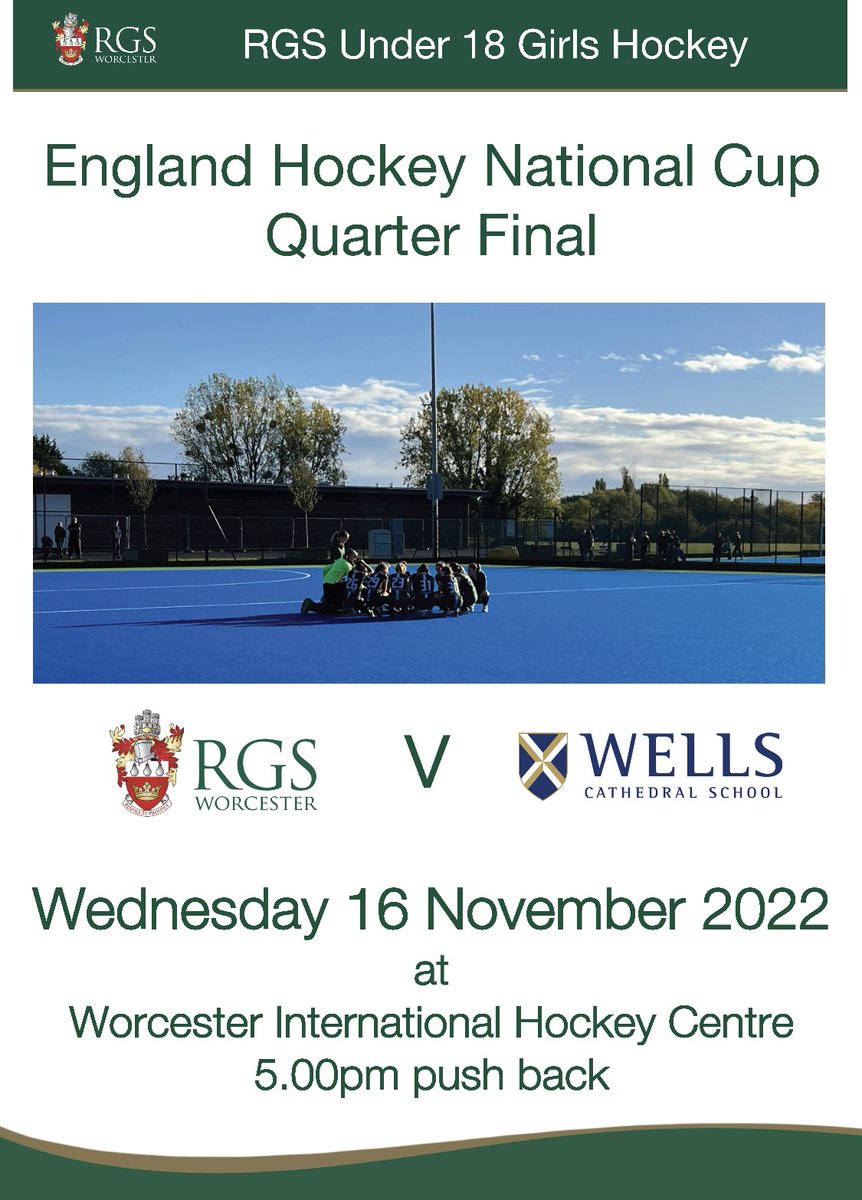 Let’s get behind our girls 🏑💚 <a href="/RGSWorcester/">RGS Worcester</a> <a href="/RGSW_SixthForm/">RGS Worcester | Sixth Form</a>